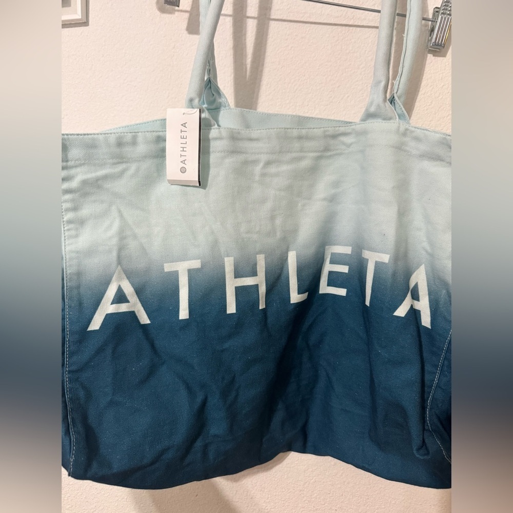 NWT Athleta Blue Ombre Tote Bag - Picture 4 of 5